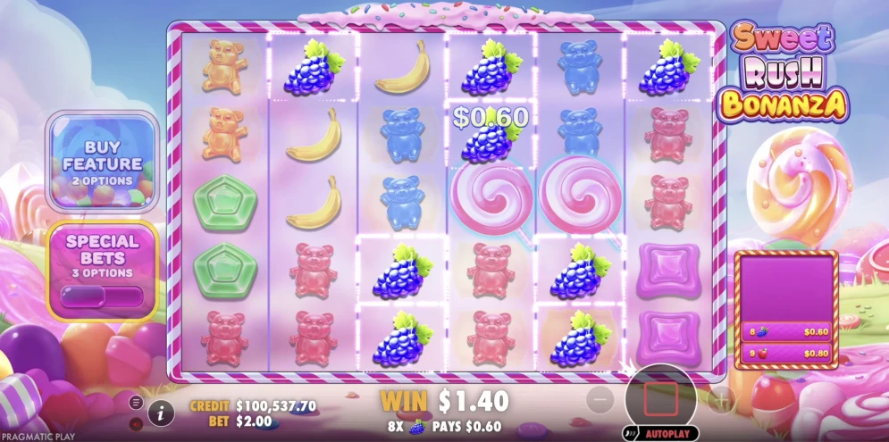 Sweet Rush Bonanza Slot